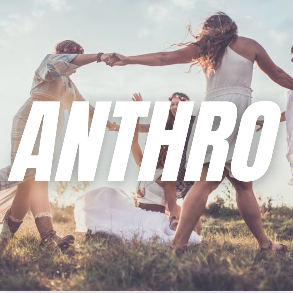 Anthropologie White and Cream Women's Top